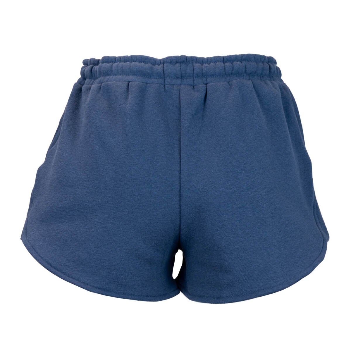 Utah state aggies embroidered fleece navy womens shorts